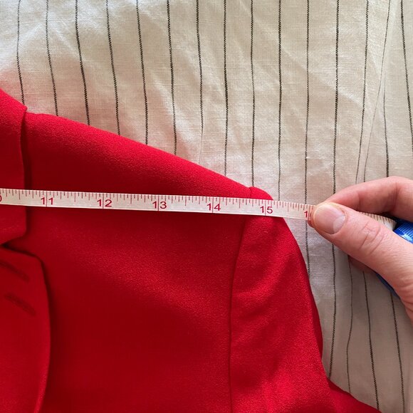 The Kooples Crepe Red Blazer - Picture 7 of 9